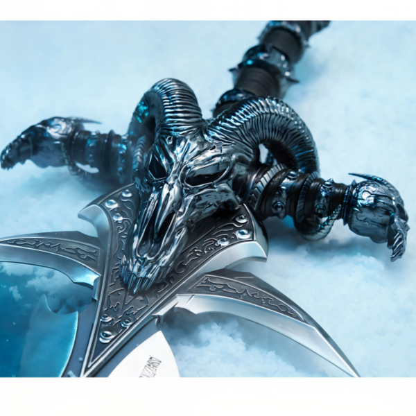 BLIZZARD OFFICIAL: World of Warcraft Frostmourne Sword Premium Replica with Base Set