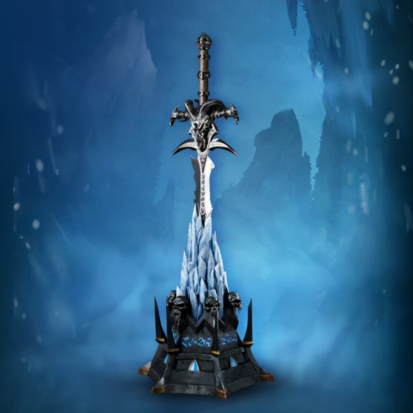 BLIZZARD OFFICIAL: World of Warcraft Frostmourne Sword Premium Replica with Base