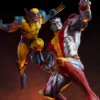 SIDESHOW COLLECTIBLES: Fastball Special - Colossus and Wolverine Statue