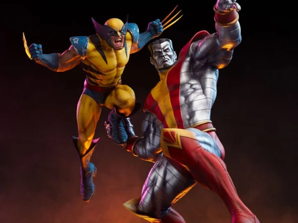 SIDESHOW COLLECTIBLES: Fastball Special - Colossus and Wolverine Statue