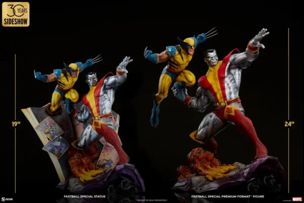 SIDESHOW COLLECTIBLES: Fastball Special - Colossus and Wolverine Statue