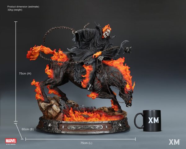 XM STUDIOS: Ghost Rider Horseback Edition 1/4 scale
