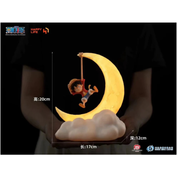 HAPPY LIFE: One Piece Licensed Luﬀy Magnetic Night Light HL-0402