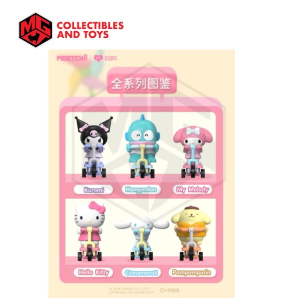 Sanrio Characters Scooter Series Funny Movable Toy (Blind Box)