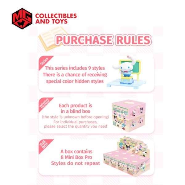Sanrio Characters Star Academy Series Mini Box – Collectible Figures & Cute Surprises (Blind Box)