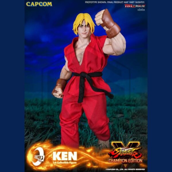 ICONIQ STUDIOS: Street Fighter V Iconiq Gaming Series Ken 1/6 Scale Collectible Figure