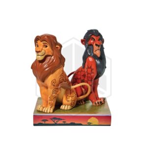 ENESCO: Proud and Petulant (Simba & Scar Figurine) - Disney Traditions