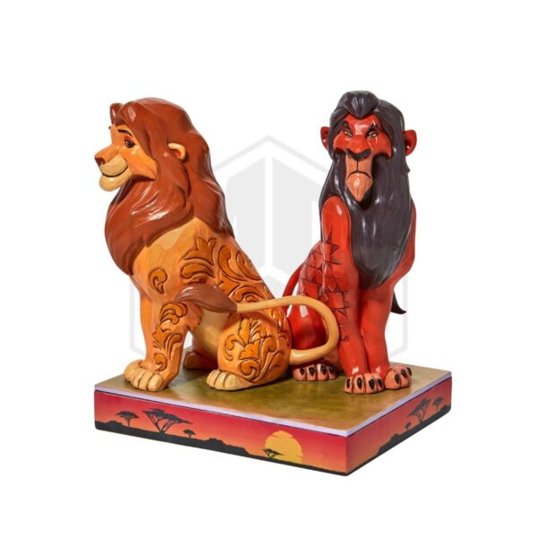 ENESCO: Proud and Petulant (Simba & Scar Figurine) - Disney Traditions