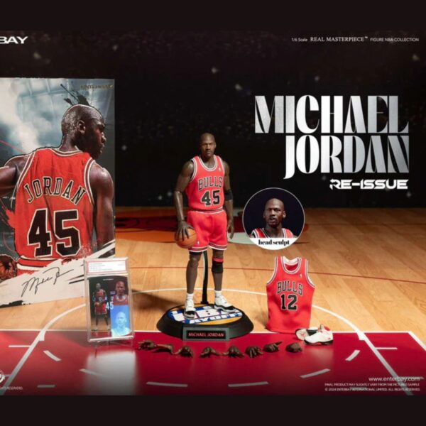Enterbay 1/6 Real Masterpiece NBA - Michael Jordan (I'm Back #45)