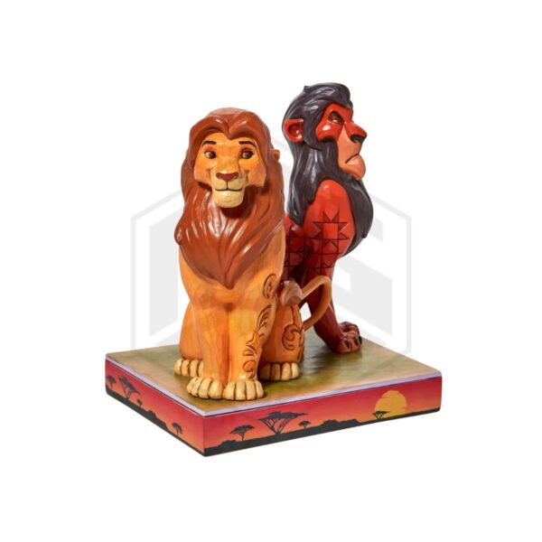 ENESCO: Proud and Petulant (Simba & Scar Figurine) - Disney Traditions
