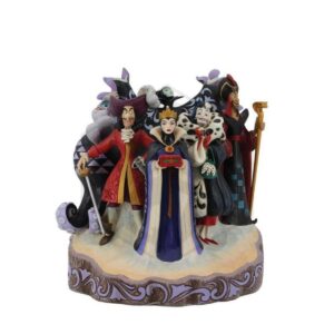 ENESCO: Disney Villains Disney Traditions "Mischief, Malice, and Mayhem" Carved By Heart Figurine