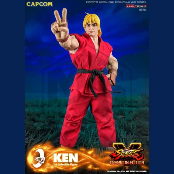 ICONIQ STUDIOS: Street Fighter V Iconiq Gaming Series Ken 1/6 Scale Collectible Figure