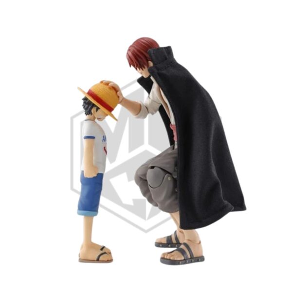 BANDAI SPIRITS: One Piece S.H.Figuarts Shanks and Monkey D. Luffy (Childhood) Action Figure