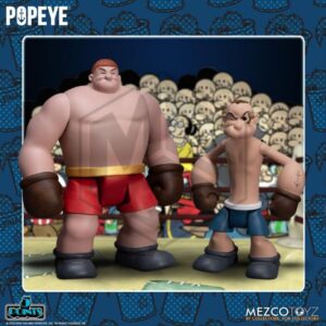 MEZCO TOYZ: Popeye Classic Comic Strip 5 Points Popeye & Oxheart Boxed Set