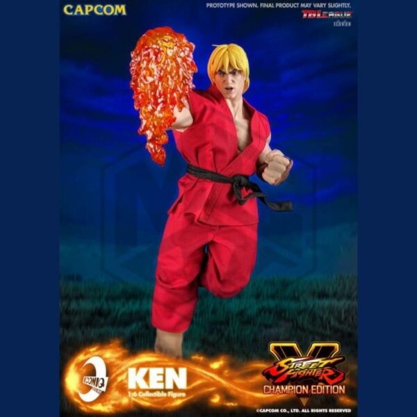 ICONIQ STUDIOS: Street Fighter V Iconiq Gaming Series Ken 1/6 Scale Collectible Figure