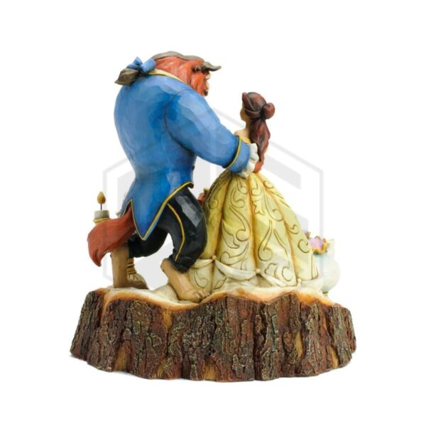 ENESCO: Disney Traditions Beauty and the Beast Carved by Heart Stone Resin Figurine