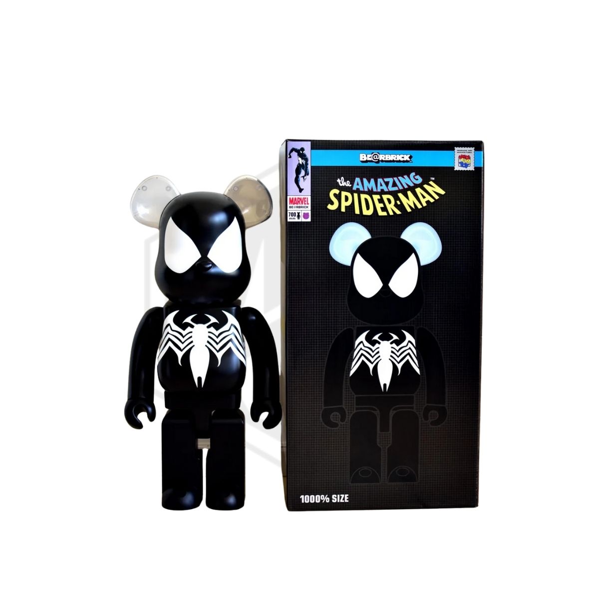 MEDICOM TOY: The Amazing Spiderman Black Costume Bearbrick 100