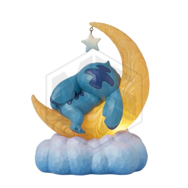 ENESCO: Disney Traditions | Stitch & Scrump on LED Moon | Figurine