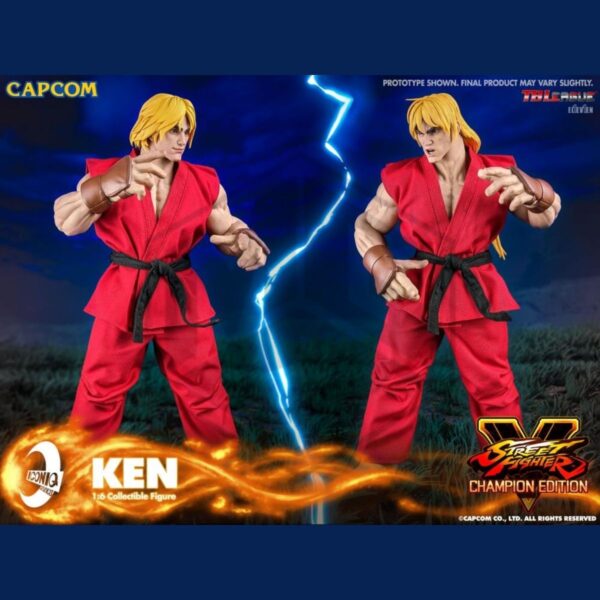 ICONIQ STUDIOS: Street Fighter V Iconiq Gaming Series Ken 1/6 Scale Collectible Figure