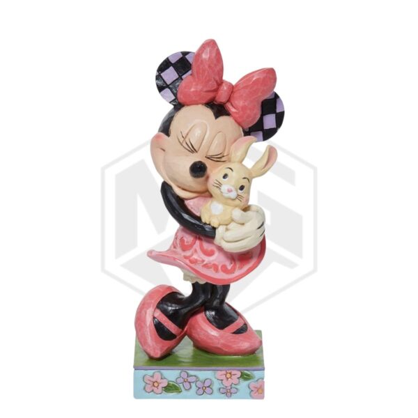 ENESCO: Enesco Disney Traditions Minnie Holding Bunny Figurine