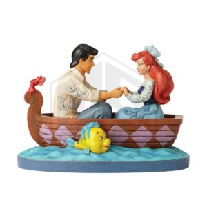 ENESCO: Disney Traditions by Jim Shore The Little Mermaid Ariel and Prince Eric in Rowboat Figurine