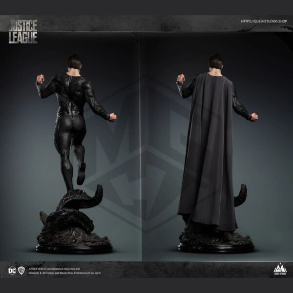 QUEEN STUDIOS: Superman (Henry Cavill) Black Suit (Premium Version) 1/3 Scale Statue