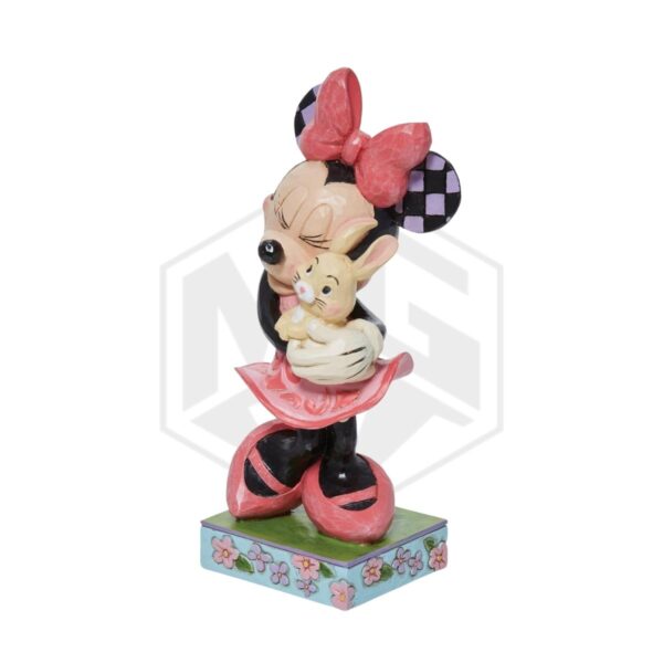 ENESCO: Enesco Disney Traditions Minnie Holding Bunny Figurine