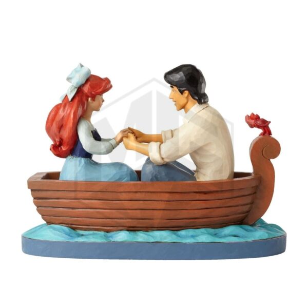 ENESCO: Disney Traditions by Jim Shore The Little Mermaid Ariel and Prince Eric in Rowboat Figurine
