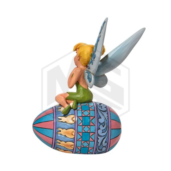 ENESCO: Disney Traditions Peter Pan Tinker Bell Sitting on Easter Egg Figurine