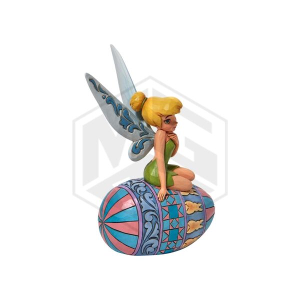 ENESCO: Disney Traditions Peter Pan Tinker Bell Sitting on Easter Egg Figurine