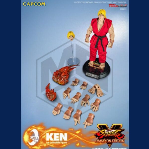 ICONIQ STUDIOS: Street Fighter V Iconiq Gaming Series Ken 1/6 Scale Collectible Figure
