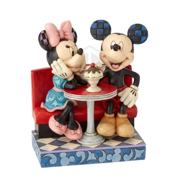 ENESCO: Disney Traditions Collection Mickey and Minnie Mouse Soda Shop Figurine