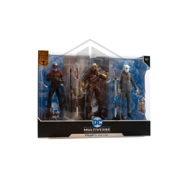 McFarlane: DC Multiverse Nightwing vs Talon & Owl (Batman: The Court of Owls) 3-pack Gold Label
