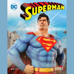 LEGENDARY BEAST STUDIO: Light Blue Classic Premier in Man of Tomorrow Portrait 1/3 Scale Prestige Series