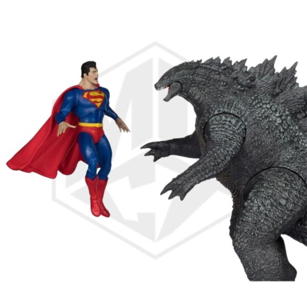 MCFARLANE TOYS: Justice League vs. Godzilla vs. Kong DC Multiverse Superman vs. Godzilla Action Figure Two-Pack MCFARLANE TOYS: Justice League vs. Godzilla vs. Kong DC Multiverse Superman vs. Godzilla Action Figure Two-Pack