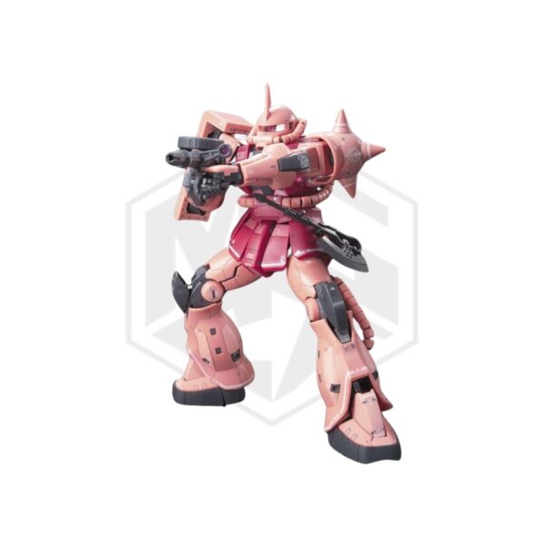 GUNDAM: 1/144 RG MS-06S Zaku II Char Aznable Custom Model