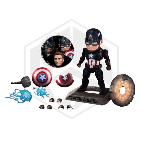 BEAST KINGDOM: Avengers: Endgame Captain America Egg Attack Action Figure