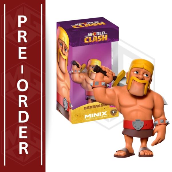 MINIX COLLECTIBLES FIGURINES: WORLD OF CLASH Barbarian