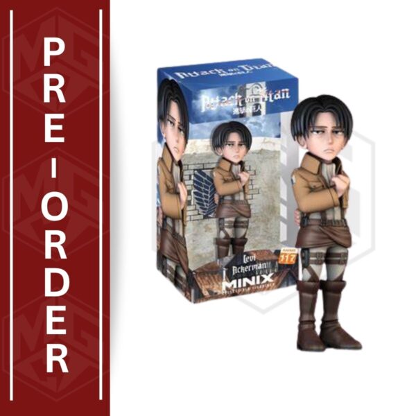 MINIX COLLECTIBLES FUFURINES: ATTACK OF TITAN Levi Ackerman