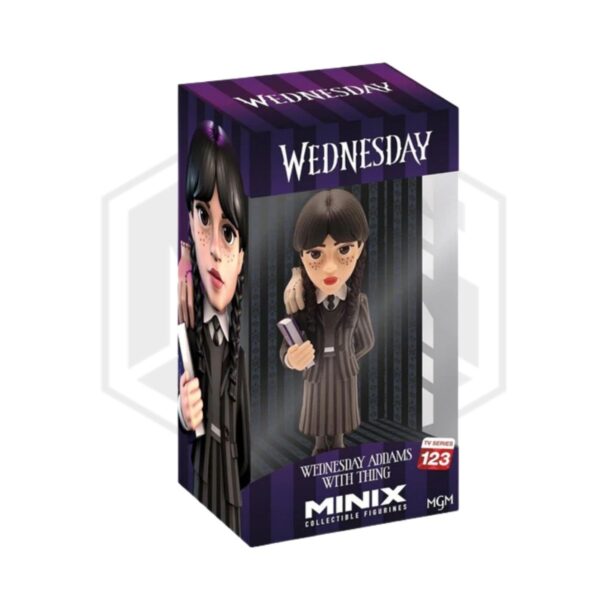 MINIX COLLECTIBLES FIGURINES: Wednesday Addams with Thing