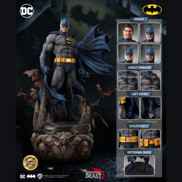LEGENDARY BEAST STUDIO: BATMAN: PREMIER EDITION BLUE/GRAY VARIANT 1/3 Scale Prestige Series