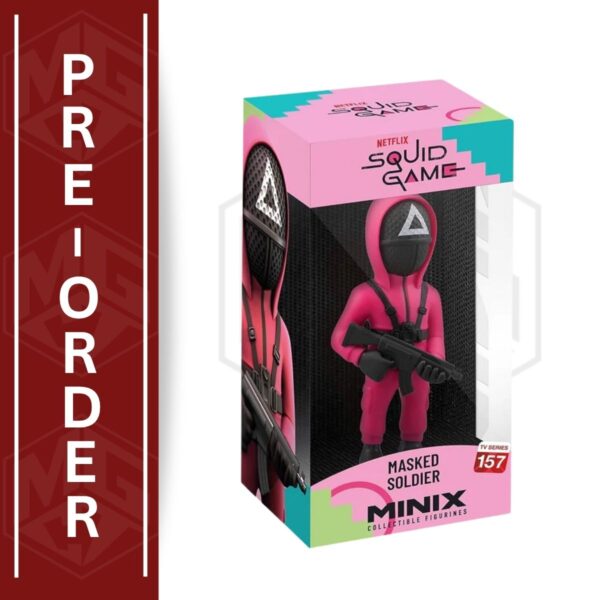 MINIX COLLECTIBLES FIGURINES: SQUID GAME Masked Triangle Guard