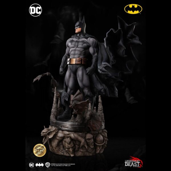 LEGENDARY BEAST STUDIO: BATMAN: PREMIER EDITION BLACK/GRAY VARIANT 1/3 Scale Prestige Series