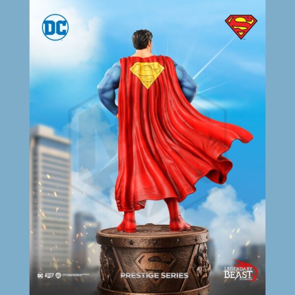 LEGENDARY BEAST STUDIO: Light Blue Classic Premier in Man of Tomorrow Portrait 1/3 Scale Prestige Series