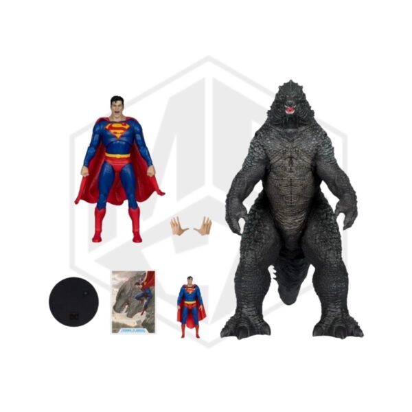 MCFARLANE TOYS: Justice League vs. Godzilla vs. Kong DC Multiverse Superman vs. Godzilla Action Figure Two-Pack MCFARLANE TOYS: Justice League vs. Godzilla vs. Kong DC Multiverse Superman vs. Godzilla Action Figure Two-Pack