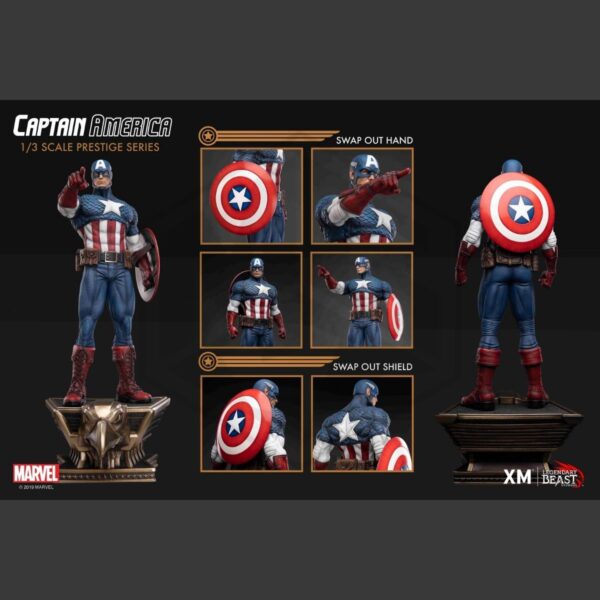 LEGENDARY BEAST STUDIO: Captain America 1/3 Scale Prestige Series