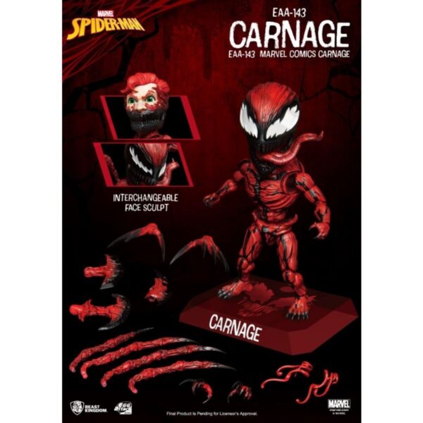 BEAST KINGDOM: EAA-143 Marvel Comics Carnage