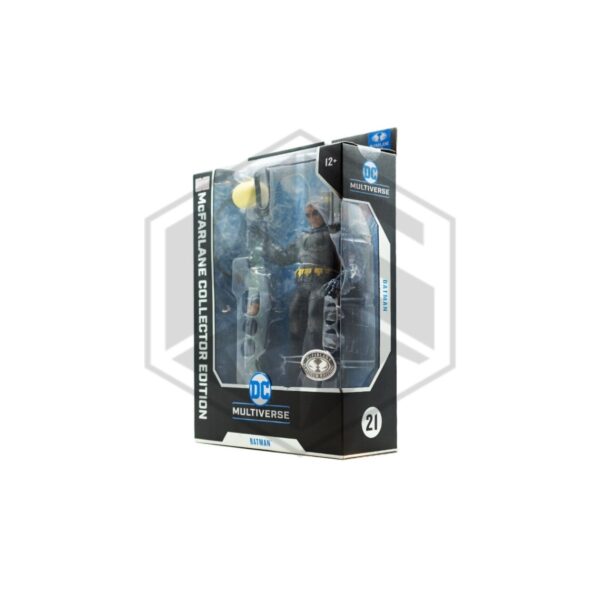 McFarlane DC Multiverse Collector Edition Batman The Dark Knight Returns Battle Damage Platinum 7'