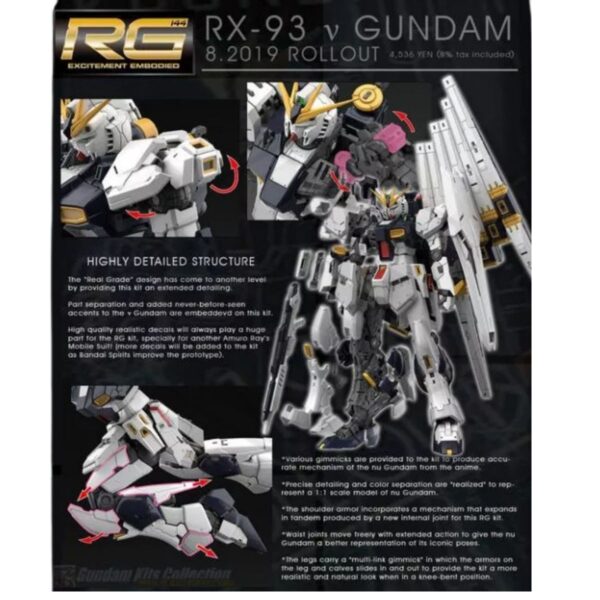 GUNDAM: 1/144 RG NU Gundam