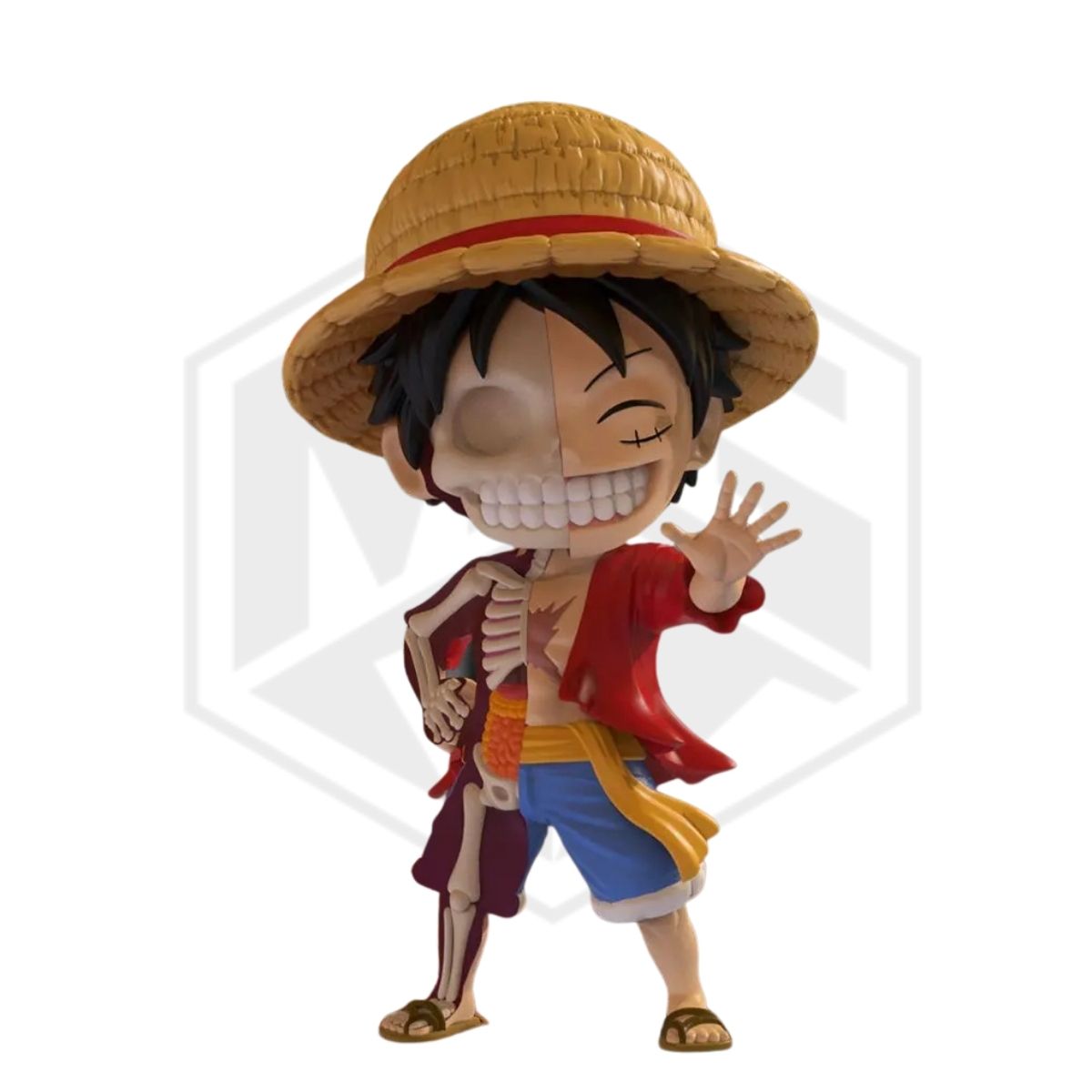 Mighty Jaxx XXRAY One Piece: Luffy Figura da collezione in